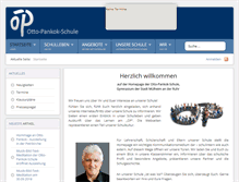 Tablet Screenshot of otto-pankok-schule.de